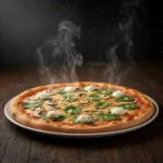 Spinach Mushroom Pizza